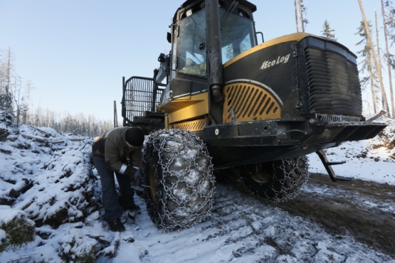 Операторы «Краслесинвест» готовятся к конкурсу «Лесоруб-2017»