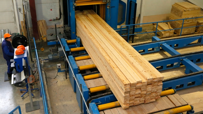 Производство пиломатериалов в Красноярском крае выросло на треть