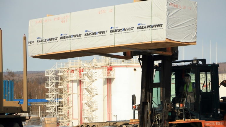 Краслесинвест расширяет рынки сбыта своей продукции.