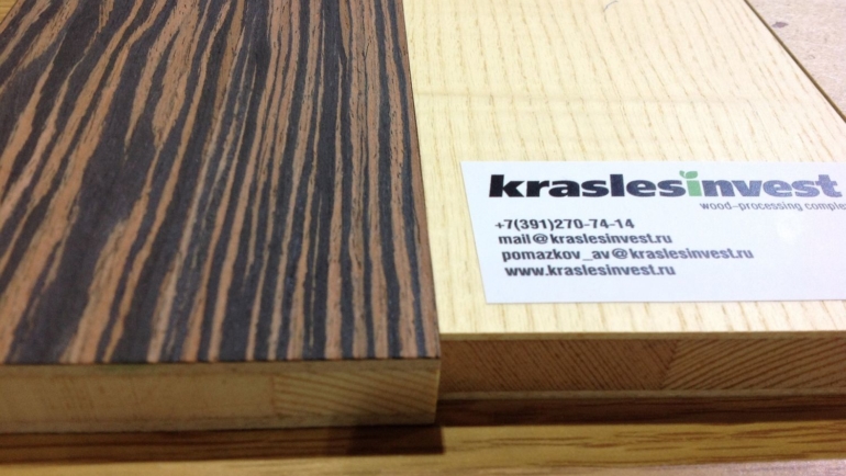 Новая продукция Краслесинвест — столярная плита