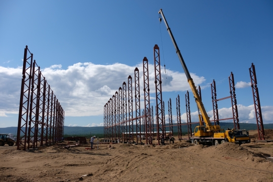 Для сборки здания завода по производству топливных гранул потребуется 6000 болтов