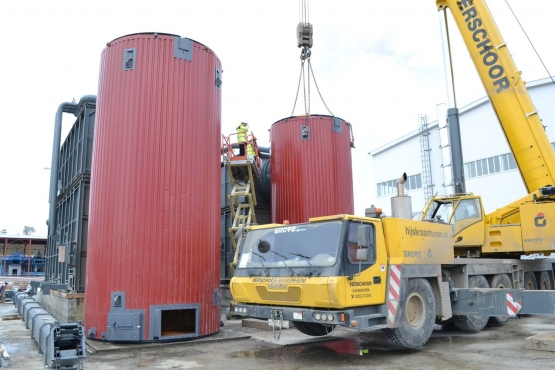 На пеллетном заводе Краслесинвест работает единственный за Уралом кран грузоподъёмностью 170 тонн