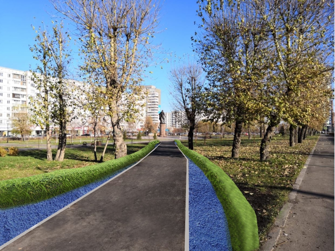 Краслесинвест выступил спонсором оформления сквера на улице Копылова в Красноярске