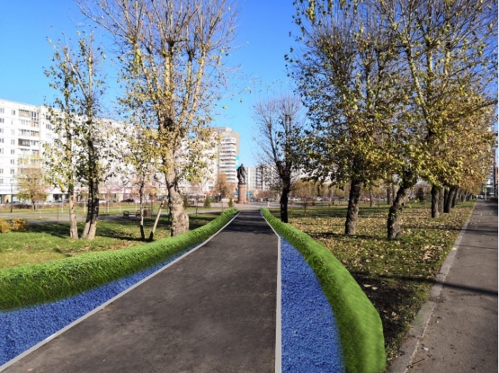 Краслесинвест выступил спонсором оформления сквера на улице Копылова в Красноярске