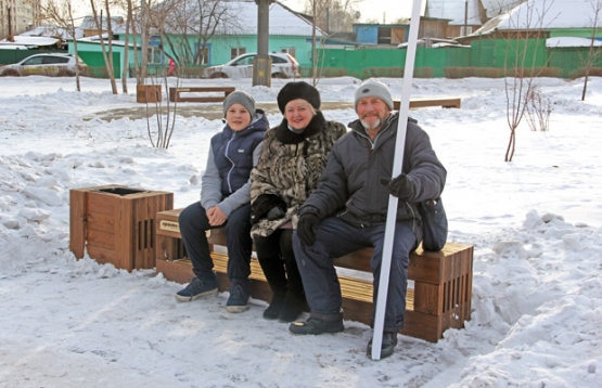 «Краслесинвест» помогает благоустраивать сквер в Красноярске