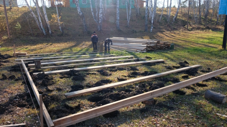 Новая сцена для детского лагеря