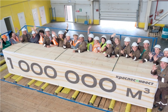 «Краслесинвест» произвёл более миллиона кубометров пиломатериала