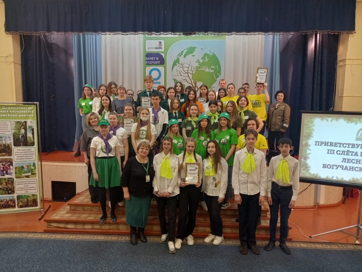 В Богучанах с участием Краслесинвеста прошел III слёт школьных лесничеств района.